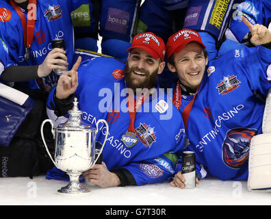 2014-2015 - Hockey sur Glace Hockey sur glace - Ligue Elite - Championnat Final - Sheffield Steelers v Coventry Blaze - Capital FM Arena Banque D'Images