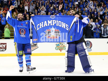 2014-2015 - Hockey sur Glace Hockey sur glace - Ligue Elite - Championnat Final - Sheffield Steelers v Coventry Blaze - Capital FM Arena Banque D'Images