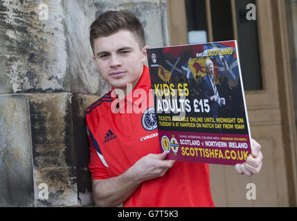 Football - International friendly - Ecosse contre Irlande du Nord - Scotland Training and Press Conference - Mar Hall.James Forrest en Écosse lors d'une séance photo à Mar Hall, Bishopton. Banque D'Images