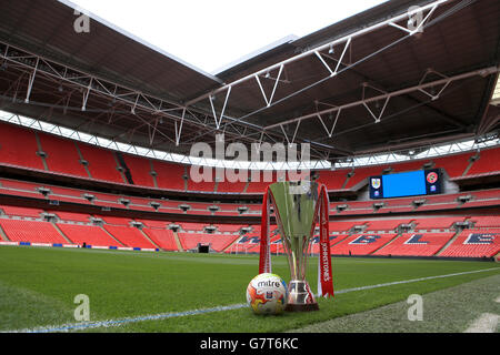 Soccer - le Trophée de peinture de Johnstone - Final - Bristol City v Walsall - Stade de Wembley Banque D'Images