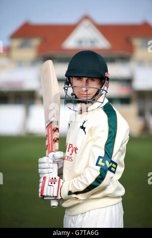 Cricket - 2015 Notinghamshire CC Media Day - Trent Bridge. James Taylor, dans le Nottinghamshire Banque D'Images