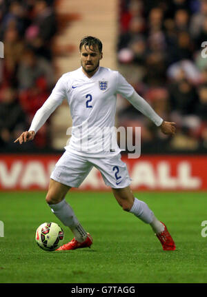 Football - moins de 21 International - Angleterre sous 21's v Allemagne sous 21's - Stade Riverside. Carl Jenkinson, Angleterre U21. Banque D'Images