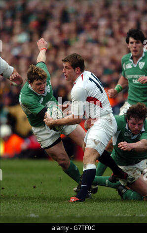 Rugby Union - RBS 6 Nations Championship 2005 - France v Angleterre - Lansdowne Road Banque D'Images