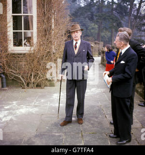 Politique - Harold Macmillan - Birch Grove, Sussex Banque D'Images