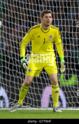 Football - International friendly - Ecosse / Irlande du Nord - Hampden Park.Michael McGovern, gardien de but en Irlande du Nord Banque D'Images