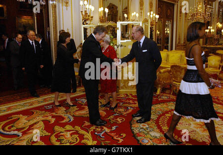 Candidature olympique de 2012 à Londres - Buckingham Palace Banque D'Images