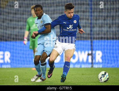 Football - FA Cup - Demi-finale de la jeunesse - Deuxième étape - Leicester City v Manchester City - King Power Stadium Banque D'Images