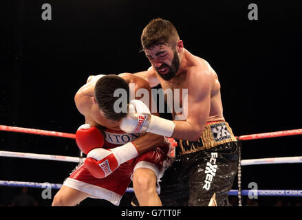 Boxe - Premier Direct Arena Banque D'Images