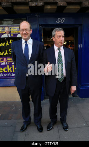Élection générale 2015 - campagne le 20 avril Banque D'Images
