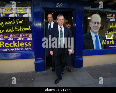 Élection générale 2015 - campagne le 20 avril Banque D'Images