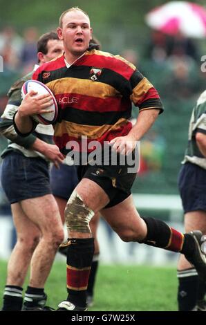 Rugby Union. Championnat de clubs de courage. Richmond/Nottingham. Craig Quinnell, Richmond Banque D'Images