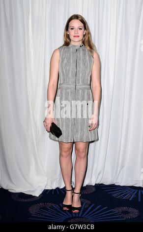 Cara Theobold assistant aux Jameson Empire film Awards 2015 qui se tiennent à Grosvenor House, sur Park Lane, Londres Banque D'Images