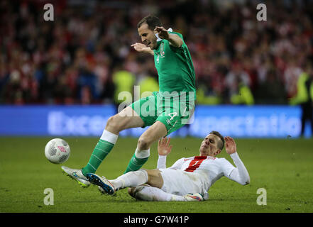 Football - UEFA Euro 2016 - Qualifications - Groupe D - République d'Irlande v Pologne - Aviva Stadium Banque D'Images