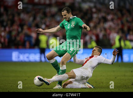 Football - UEFA Euro 2016 - Qualifications - Groupe D - République d'Irlande v Pologne - Aviva Stadium Banque D'Images