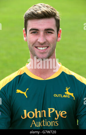 Cricket - 2015 Notinghamshire CC Media Day - Trent Bridge. Sam Wood, dans le tinghamshire Banque D'Images