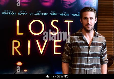 Lost River Photocall - Londres.Ryan Gosling assiste à une photo pour son nouveau film Lost River à l'édition de Londres. Banque D'Images