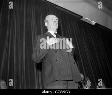 Politique - Élection générale 1959 - Harold MacMillan - Bromley Banque D'Images