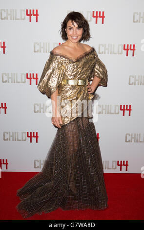 Noomi Rapace assiste à la première britannique de Child 44 au vue West End, Londres.APPUYEZ SUR ASSOCIATION photo.Date de la photo : jeudi 16 avril 2015.Le crédit photo devrait se lire: Daniel Leal-Olivas/PA Wire Banque D'Images