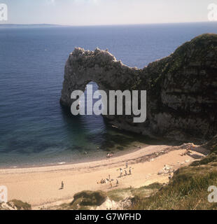 Bâtiments et points de repère - Durdle Door - Dorset Banque D'Images