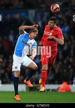 Football - FA Cup - sixième round - Replay - Blackburn Rovers v Liverpool - Ewood Park Banque D'Images