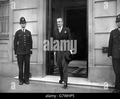 Politique - Ministre des affaires étrangères, Sir Anthony Eden - Carlton Gardens, Londres Banque D'Images