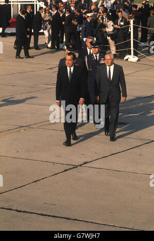 Politique - Le président Nixon visite en Grande-Bretagne - 52 CM Suffolk Banque D'Images