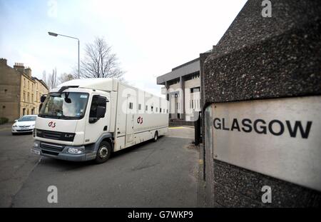 Un point de vue général de Glasgow Sheriff court, Glasgow, où un homme apparaîtra en relation avec le décès de l'étudiant irlandais Karen Buckley. Banque D'Images