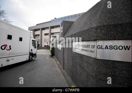 Un point de vue général de Glasgow Sheriff court, Glasgow, où un homme apparaîtra en relation avec le décès de l'étudiant irlandais Karen Buckley. Banque D'Images