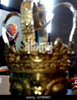 Sir Bobby Robson, ex-Angleterre et Newcastle United. Banque D'Images