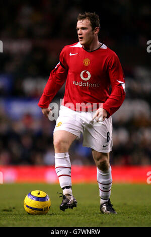 Football - FA Barclays Premiership - Manchester United / Portsmouth - Old Trafford. Wayne Rooney, Manchester United Banque D'Images