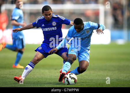 Football - FA Cup - Jeunesse - Première étape finale - Manchester City v Chelsea - City Football Academy Stadium Banque D'Images