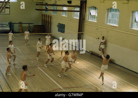 Bâtiments et points de repère - Gymnase - Britannia Royal Naval College - Dartmouth Banque D'Images