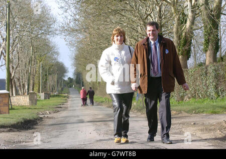 Élections partielles du Nord et Meath Kildare Banque D'Images