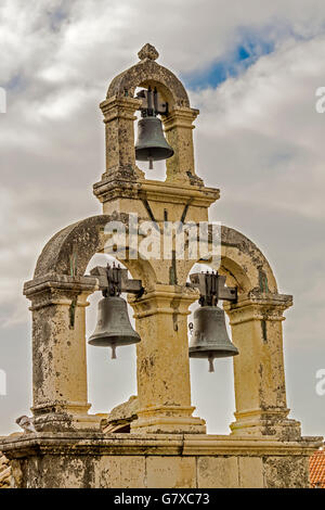 Clocher de l'église Dubrovnik Croatie Banque D'Images