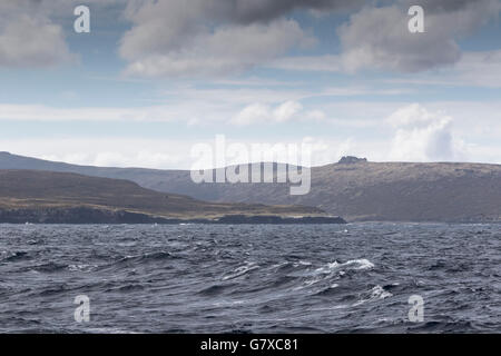 L'île Campbell, à l'égard de la persévérance Harbour, sub-antarctiques de Nouvelle-Zélande Banque D'Images