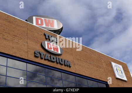 Soccer - Sky Bet Championship - Wigan Athletic v Wolverhampton Wanderers - DW Stadium. Vue générale du stade DW Banque D'Images