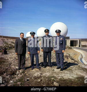 - Militaire - Fylingdales Ballistic Missile Early Warning System Station - RAF - Fylingdales Moors, Yorskhire Nord Banque D'Images