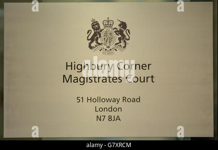 Coin Highbury Magistrates Court - Londres Banque D'Images