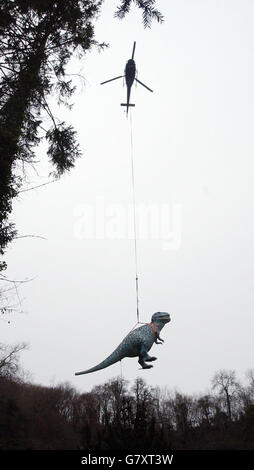 Grottes de Wookey Hole Tyrannosaurus Rex Banque D'Images