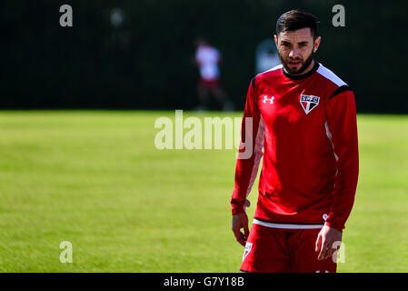 Sao Paulo, Brésil. Le 06 juillet, 2016. Cpcs - Formation au cours de la formation de la région MENA Sao Paulo Football Club, tenue à CCT Barra Funda, dans la zone ouest de São Paulo. © Mauricio Rummens/FotoArena/Alamy Live News Banque D'Images