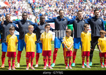 Lyon, France. 26 Juin, 2016. UEFA EURO 2016 de football, 16. La France et la République d'Irlande. reprezentacja Francji © Plus Sport Action/Alamy Live News Banque D'Images