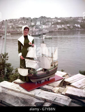 Transports - Mayflower II Replica Ship Construire - Brixham Banque D'Images