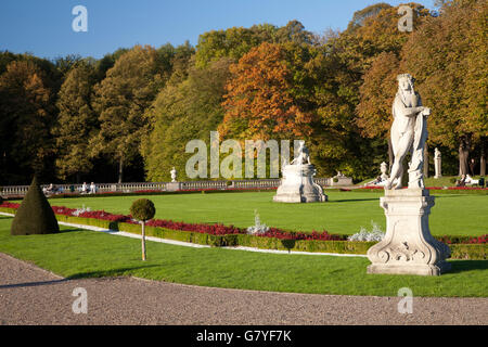 Parc du château, Ciron château à douves, Versailles de la Westphalie, Nordkirchen, district de Coesfeld, Münster Banque D'Images