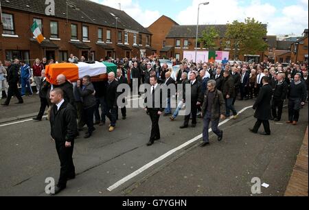 Jock Davison funeral Banque D'Images