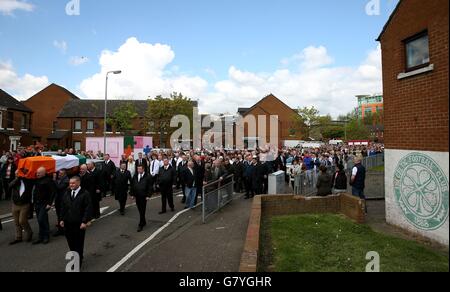 Jock Davison funeral Banque D'Images