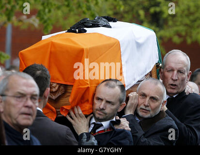 Jock Davison funeral Banque D'Images