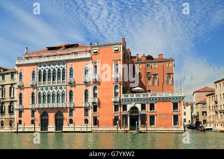 Palazzo Pisani Moretta et Palazzo Barbarigo della Terrazza Banque D'Images