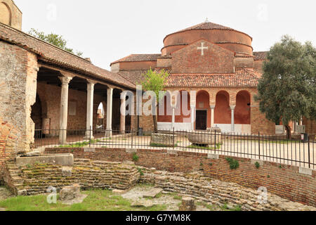 Église Santa Fosca, l'île de Torcello / Chiesa di Santa Fosca, Isola di Torcello Banque D'Images