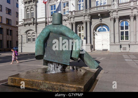 Brno Cour suprême tchèque, place Moravie, Brno, Moravie du Sud, République tchèque Banque D'Images