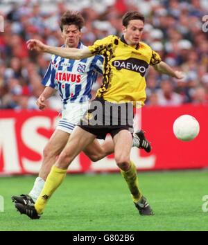 Club européen de football. Finale de la coupe Amstel, Hollande. Roda JC contre SC Heerenveen. Gerald Sibon, Roda JC Banque D'Images